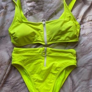 Neon bikini SET size medium